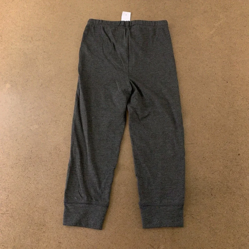 babyGap Toddler Size 4 Years Dark Heather Gray Jersey Knit Pull-On Joggers NWT